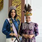 Ketua TP-PKK Kaltara Rahmawati Zainal menerima kunjungan Putri Indonesia Kebudayaan 2026 Nilam Onasis Sahputri di Rumah Jabatan Gubernur Kaltara.