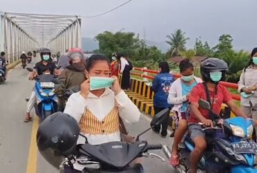 Kabut Asap Mulai Ganggu Udara Malinau, Pemkab Bagikan Masker